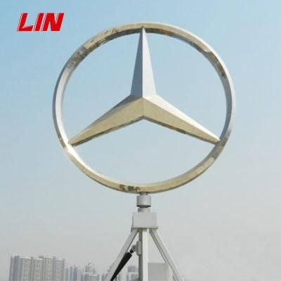 Outdoor Custom Stainless Steel 3D Glowing Car Emblem Logos for Benz