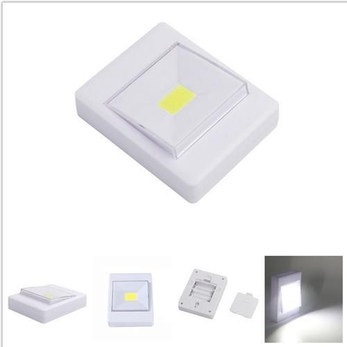 Battery Operated 3W COB LED Wall Small Switch Night Light