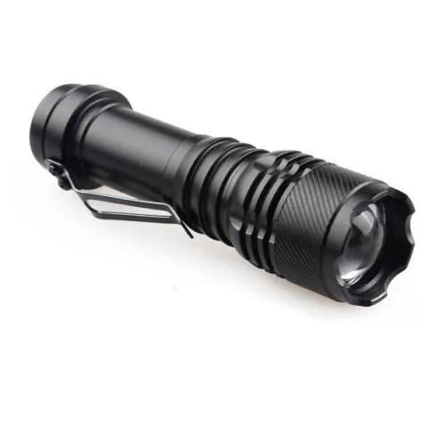 Factory Customize CREE XPE 4W Rechargeable LED Flashlight for Hiking