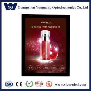 Magnetic open crystal LED light box