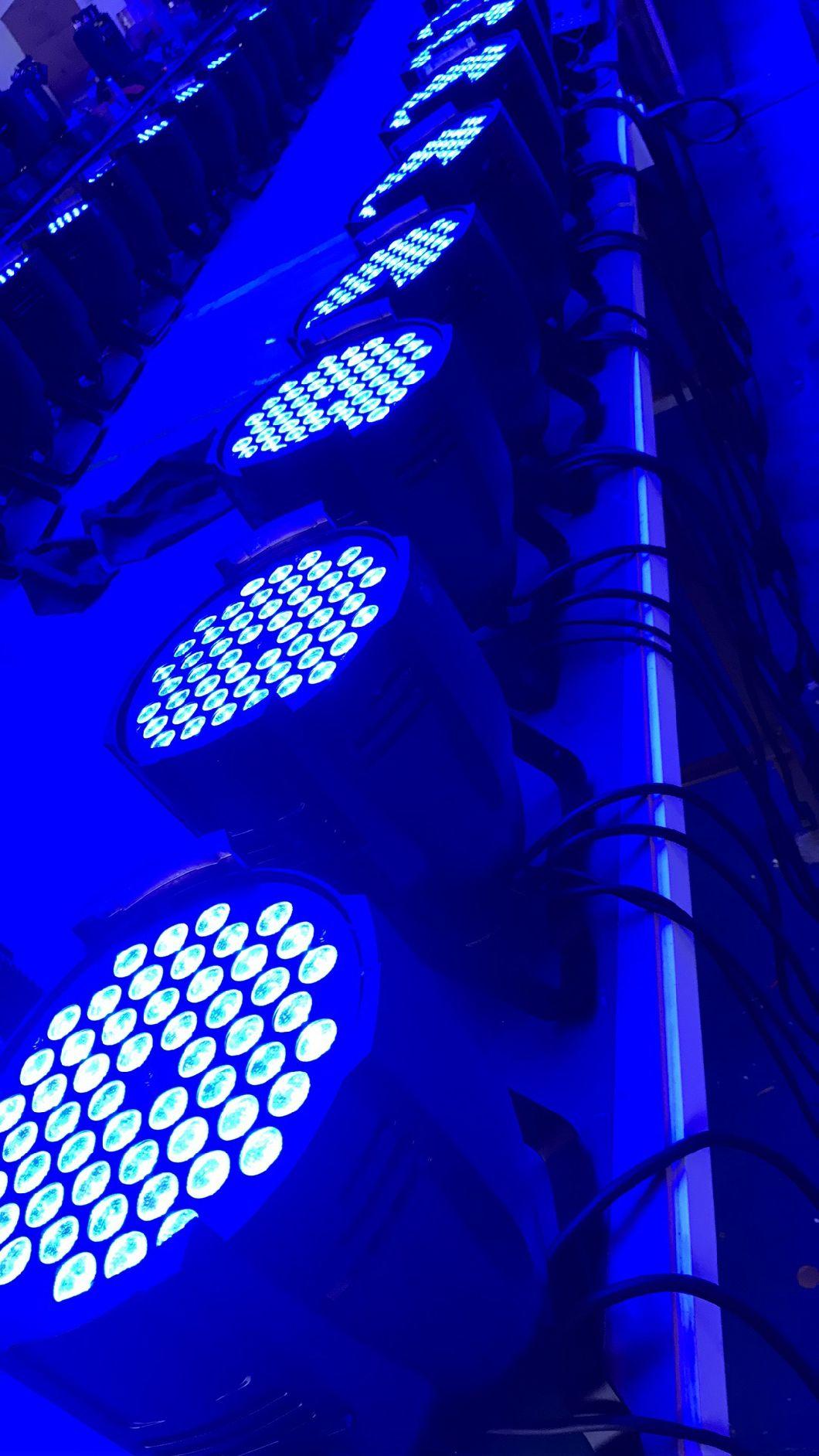 Hot Sale 54PCS*3W RGBW Parcan Indoor LED PAR Lights Wholesale Price