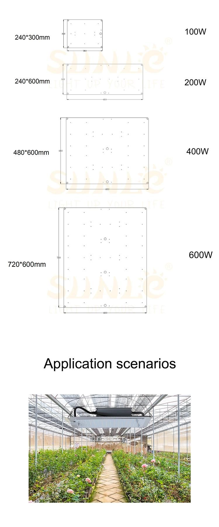 LED Grow Light 600W 8 Bars Full Spectrum Fluence Commercial Planting Fixture