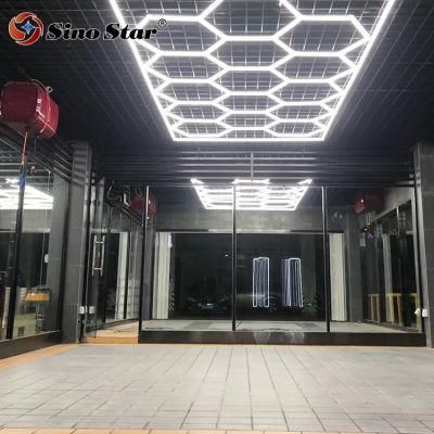 Standard Design Car Wash Hexagonal Light Ceiling Designed Light Car Workshop Equipment