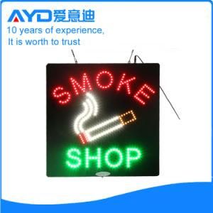 Hidly Square Waterproof Smoke LED Sign