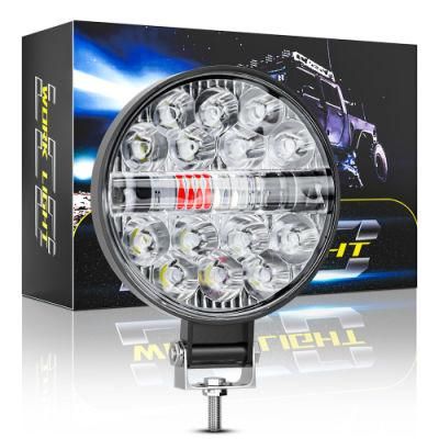 Dxz New Model LED 22SMD 66W Flashing Spot Light with Angel Eye DRL Marker Light LED Work Light for Vehicles