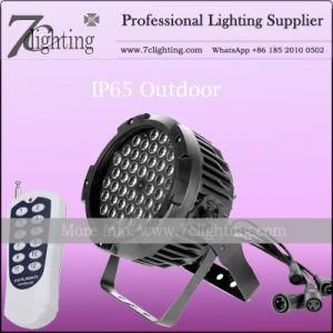 Remote Control 54 X 3W LED PAR Light RGBW Wedding Event Lighting