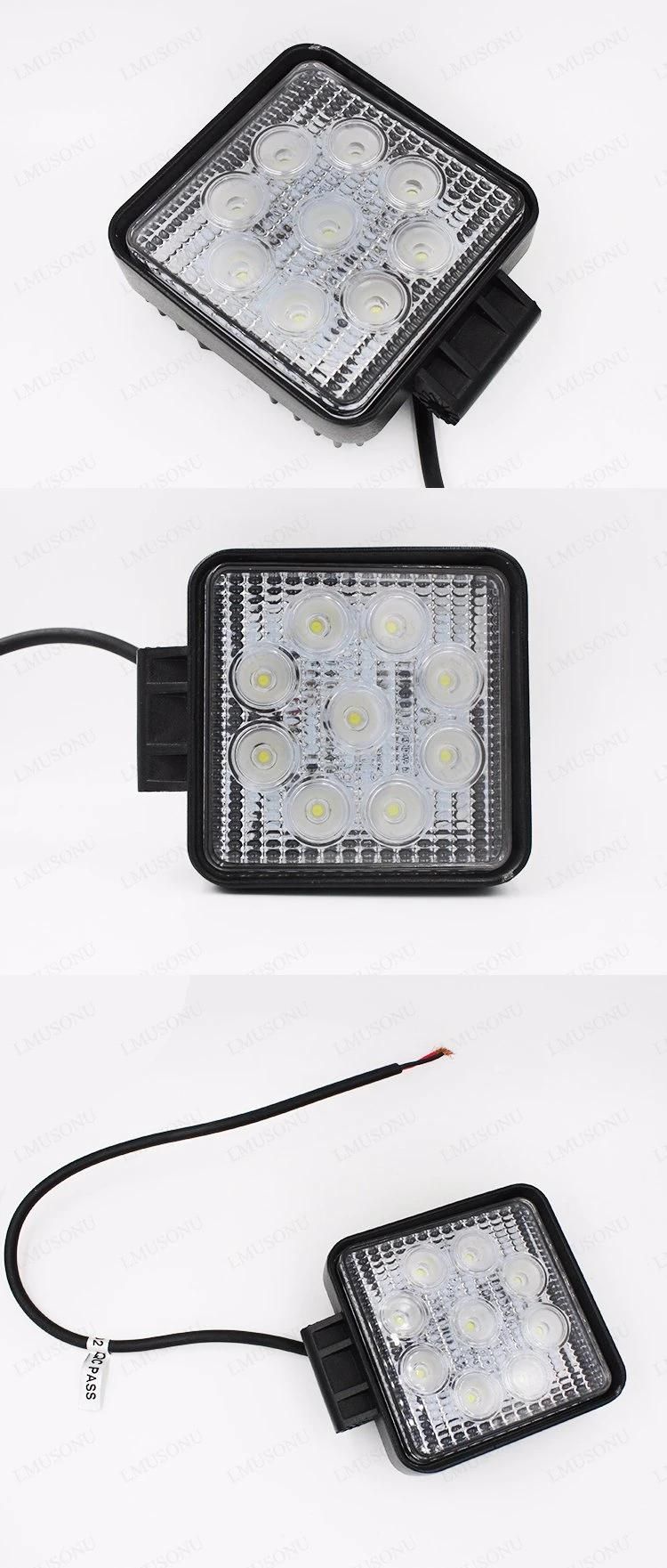 4.3 Inch Car Bridgelux LED Spot Light 27W Offroad LED Work Light