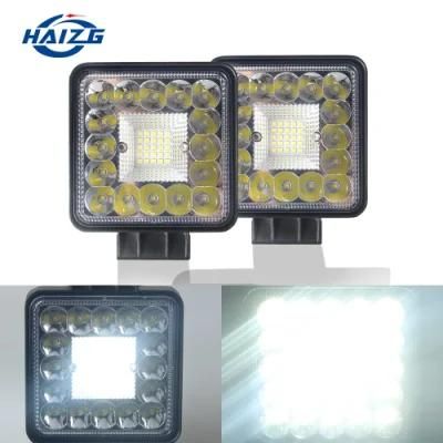 Haizg 4*4 Square Spot Light LED Bar Driving 156W for Bar Car Truck 12V Work Light