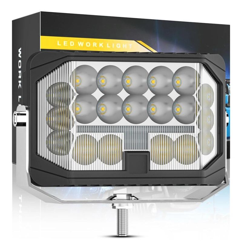 Dxz Private Model 7inch 32LED High Power Combo Spot Beam DRL Lamp Auto Car Lights Marine Boat Offroad 3" 5" 7" Inch Laser LED Driving Light for Truck