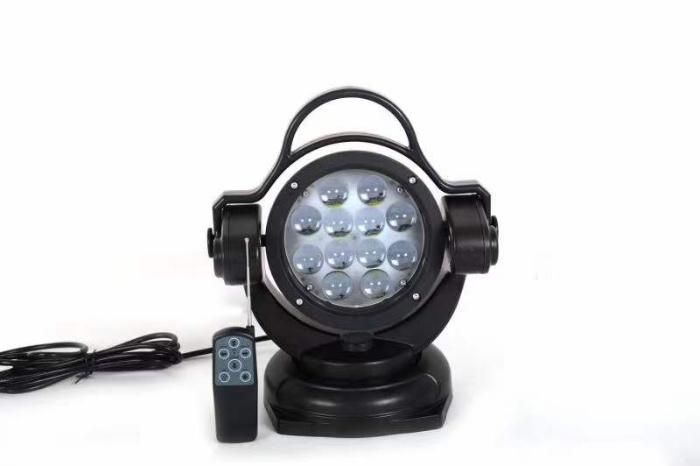 11 Inch LED Searchlight 60W 12000lm Headlightfinder Marine Martime Faros Auxiliare IP68 CREE LED 360 Degrees Rotation Remote Control 12V 24V LED Search Light