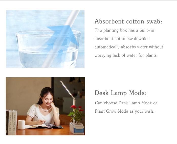 16W Desk Top Garden Hydroponic Table LED Grow Light