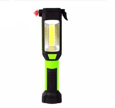 Emergency Car Vehicle Magnetic LED Work Light Flashlight, Rescue Tool Vehicle Emergency Escape Tool with Window Breaker