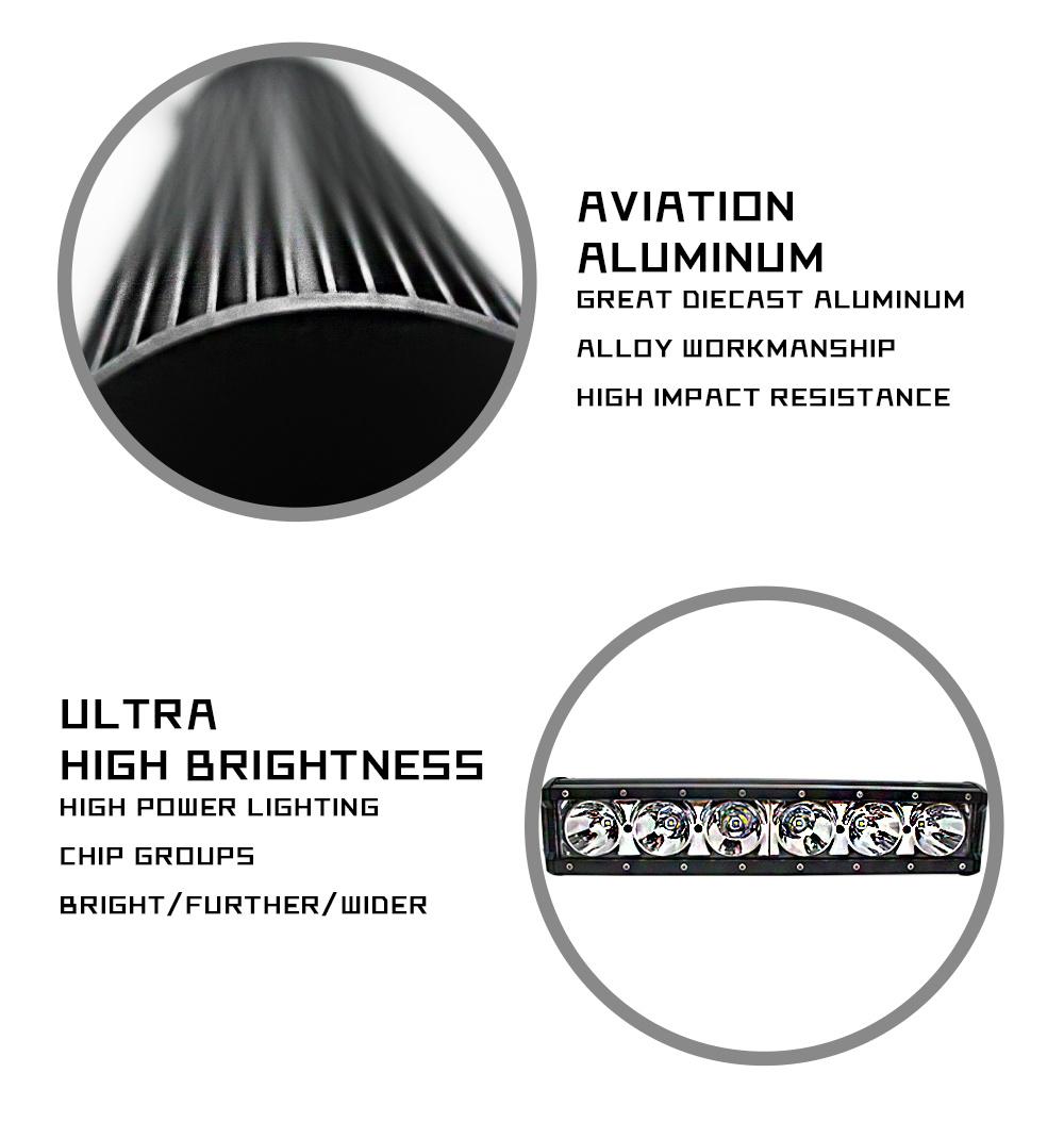 High Quality LED Light Bar for Car Lyd-D3-30W 60W 90W 120W 150W 180W 210W 240W Light for Car