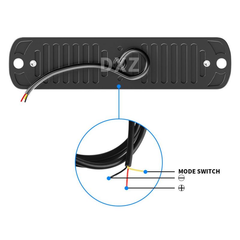 Dxz 12LED Flash Warning Strobe Light 36W Surface Mount Emergency Lights for off Road Vehicle ATV SUV Trucks