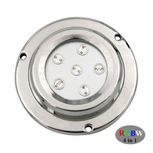 Factory Price Submersible DMX RGBW Stainless Steel IP68 6W Underwater LED Swimming Pool Light