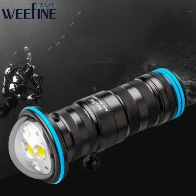 Super Wide Beam Angle Underwater 100 Meters Professional Underwater Equipment Diving Photography Light with Wide Lens