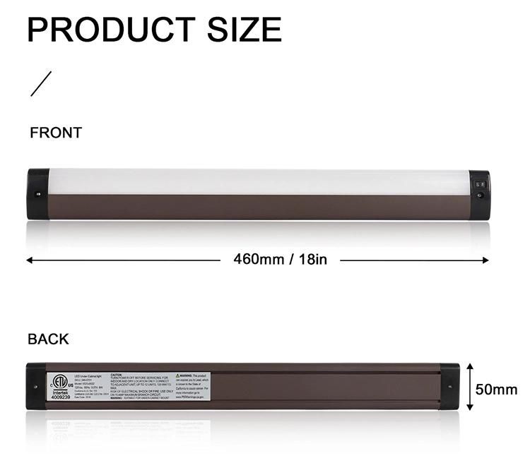 Ultra Slim 24V CCT3000K 18" LED Under Cabinet Light