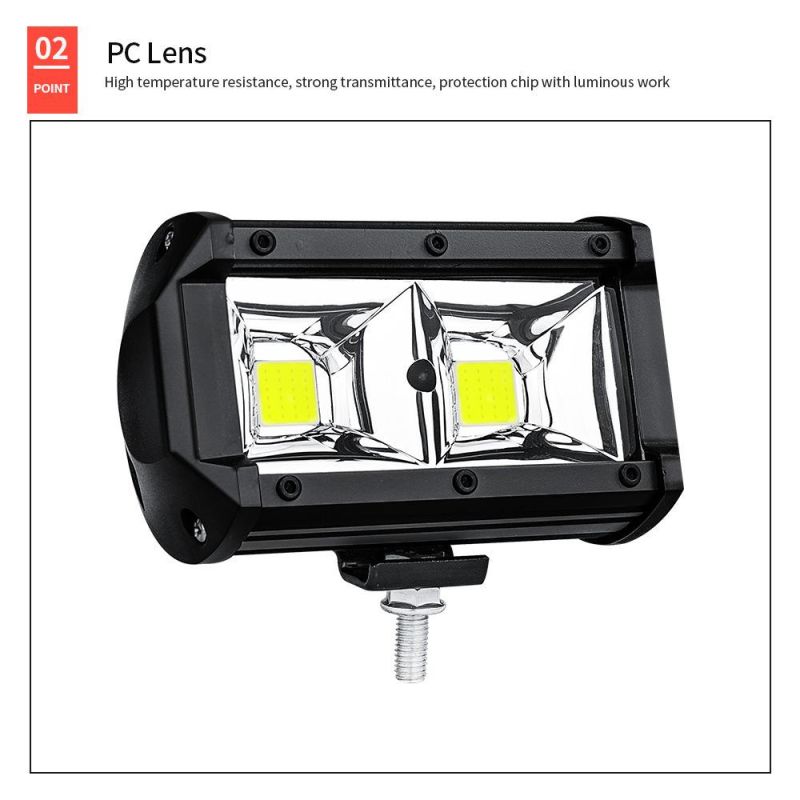 Dxz LED Light Bar Factory on-Road off-Road Driving Light IP68 Universal COB Work Light