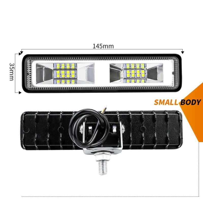 Dxz Car LED Work Light 6inch 16LED 48W Flood Lamp for Car SUV off Road for Jeep Truck Boat 12V 24V Driving Lights Fog Lights