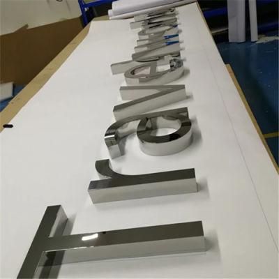 Free Design Signs Customize 3D LED Letter Signs Stainless Steel Back Lit Outdoor Letter LED Signs