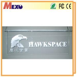 Window Display Acrylic Brand Name Logo Sign LED Sign Board