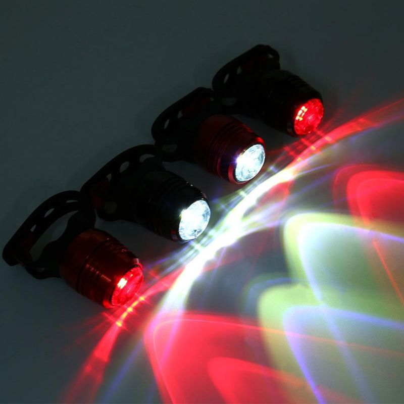 Mini Quick Release USB Rechargeable LED Bike Bicycle Front Rear Tail Side Light