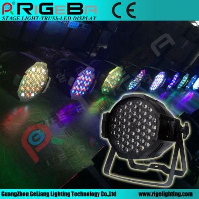 Cheap 54X3w RGBW Colorful LED Can PAR 57 Stage Light