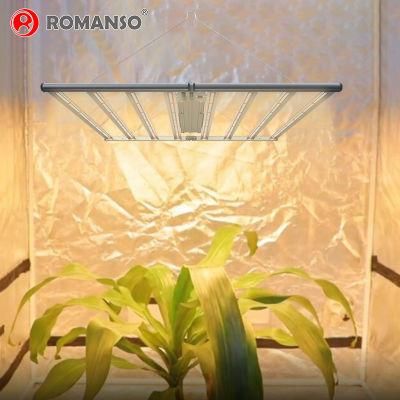 Romanso LED Grow Light UV IR ETL 5 Years Warranty 630W 645W 720W 800W 1000W 1200W High Power IP65 Waterproof LED Grow Light Bar