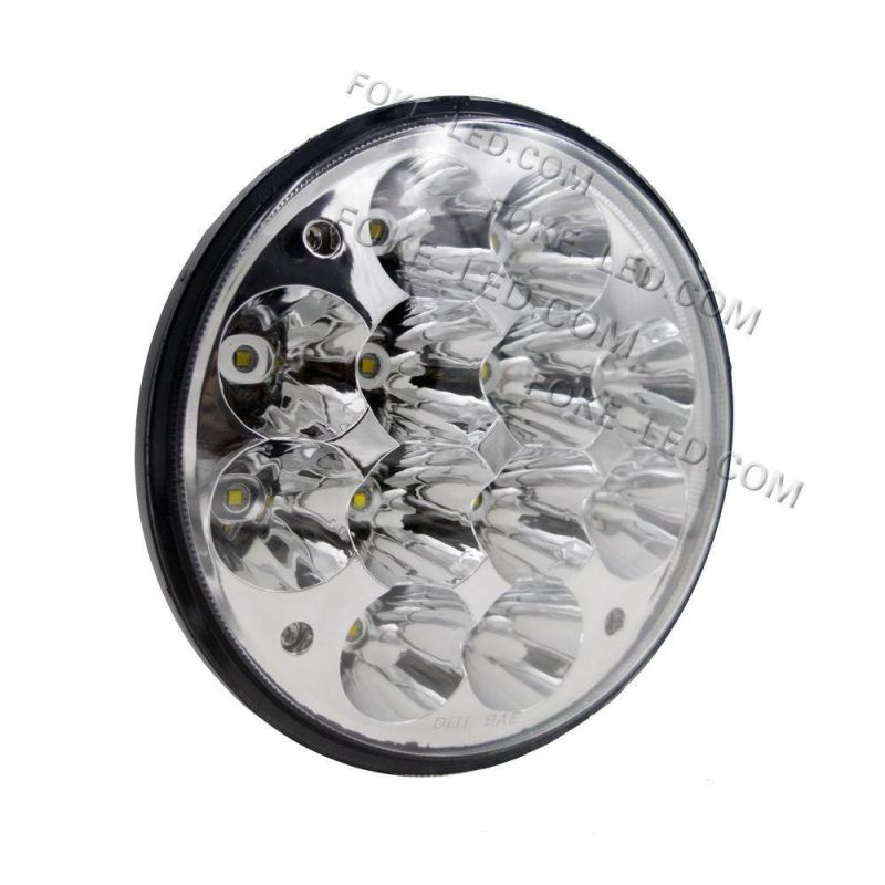 60W Flush Mount Convex Lens Spot Beam LED Head Light