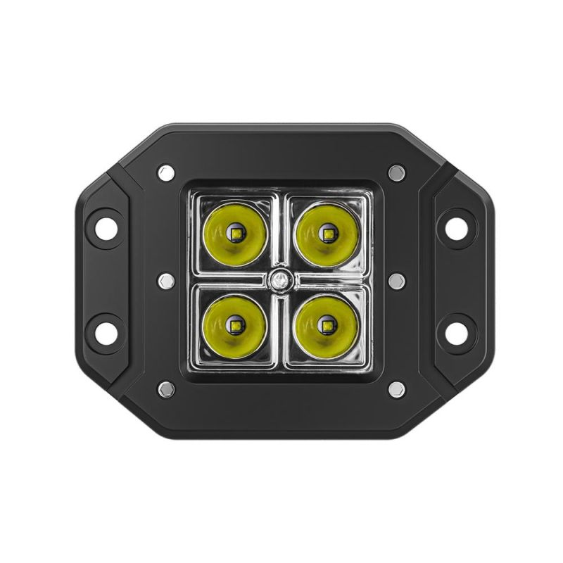 Dxz Offroad Vehicle 4 LED 9-80V Truck Work Warning Light Fog Light LED Rectangle Square Auto Working Light with Spot Beam for 4X4 SUV Jeep LED Lamp