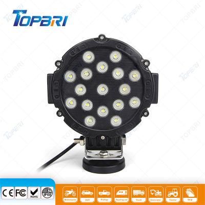 51W Epistar 12V Round Tractor LED Agriculture Working Light