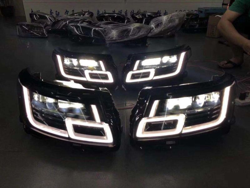 Lr098522 Lr098460 4 Lens LED L405 Head Lamp Front Lights for Range Rover Vogue L405 2018-2021 Car Lamp