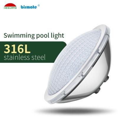 AC/DC12V 25W Single Color SS316L IP68 Waterproof PAR56 LED Swimming Pool Light