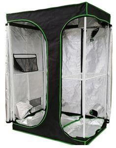 Factory Manufacturer Tent Indoor Hydroponics 600d Mylar Garden Greennhouses 2 in 1 New Style Grow Tent
