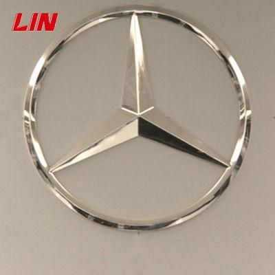 Ce and RoHS Certificate ABS or Acrylic Chrome Car Sign for Benz