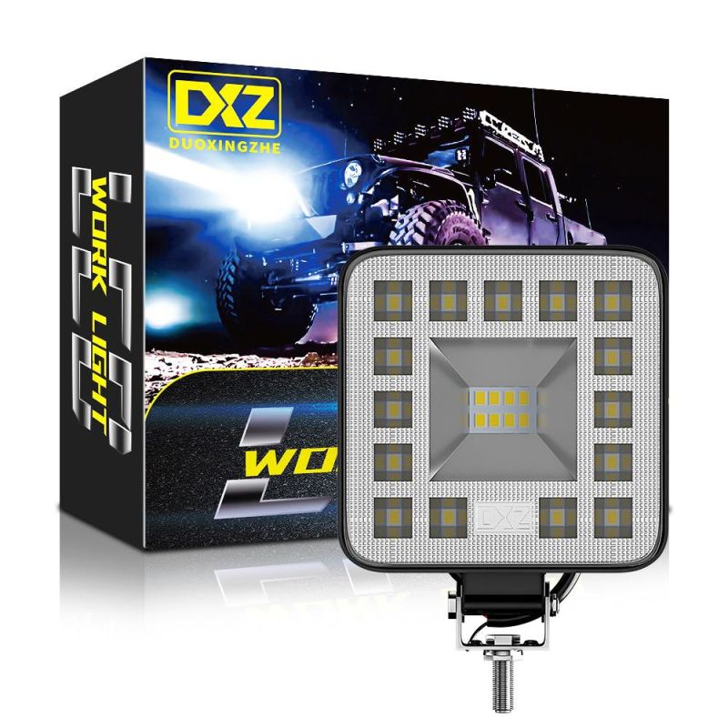 Dxz LED Work Light 3inch Mini 23LED Ultra Bright Floodlight for Vehicle/Motorcycle/Truck/Car/ATV