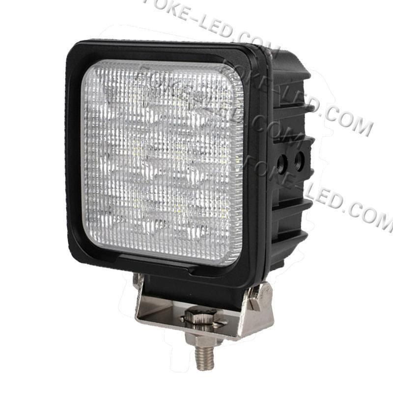 Super Bright DC 12V 4 Inch 27W Square CREE LED Work Light