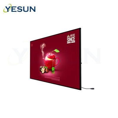 60*120cm Backlit Ultra Slim Picture LED Frame Advertising Light Box Sign Board Display