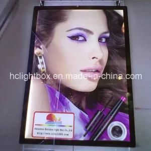 LED Slim Crystal Acrylic Mall Solar Advertising Display