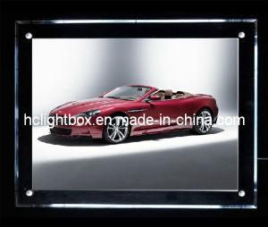 Wall Mounted LED Acrylic Crystal Slim Lightbox with Screw
