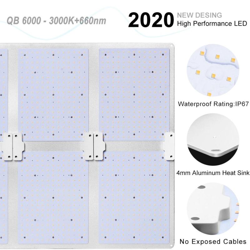 400W LED Panel Grow Light for Farm Greenhouse with 3 Years Warranty UL Certificate