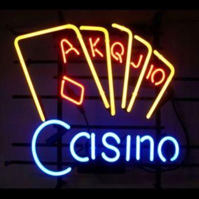 Casino Advertising Flex Neon LED Custom Logo Sign