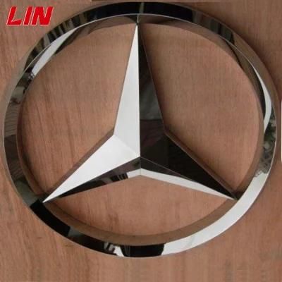 Front Lit Illuminated Auto Brand Car Logo Sign for Benz