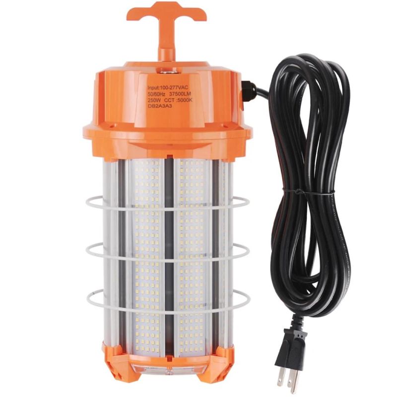 250W LED Temporary Work Light 37500lm 5000K Daylight Construction Light