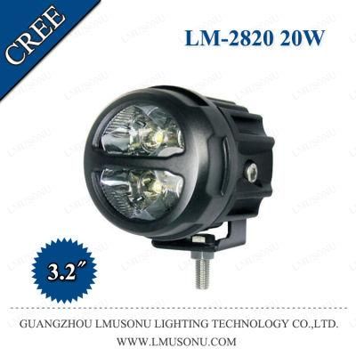 3.2inch 20W CREE IP67 LED Work Lamp for Driving Offroad Boat