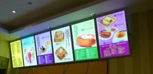 Restaurant Menu LED Light Box LED Sign