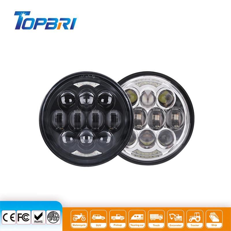 Topbri 80W Super Bright High Low Beam Driving LED Work Light for Motorcycle