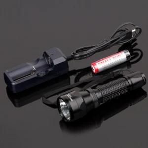 Tail Switch Flashlight with Li-ion Battery