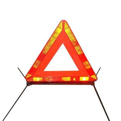 Ce Approved High Visibility Red Emergency Reflective Foldable Warning Triangle