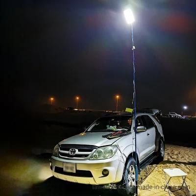 360 Light Night Fishing Lighting Outdoor Portable Telescopic Rod LED COB Camping Lantern Camp Lights Worklight